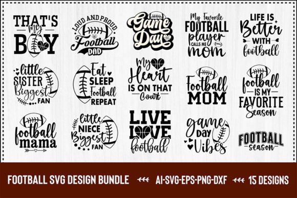 Download Football SVG Design Bundle - Premium Resources