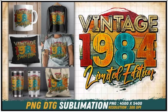 Download Vintage 1984 Limited Edition Retro Round - Round Collection