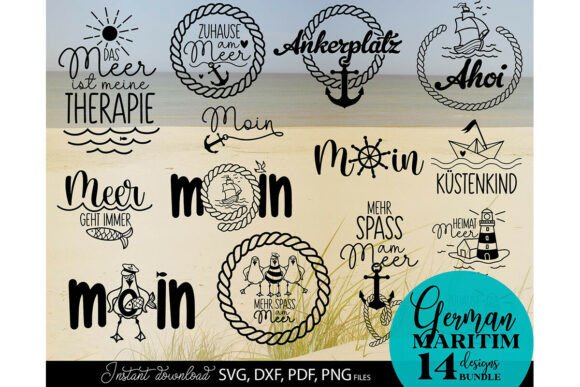 Download German Nautical SVG PNG Bundle - Nautical svg Collection