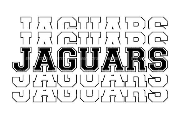 Download Jaguars Stacked Text Svg Cut File - Cut file Collection