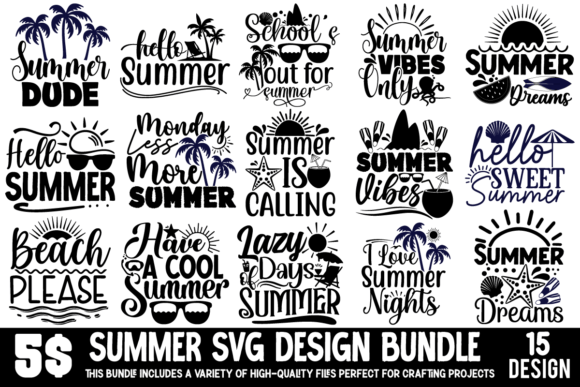 Download Summer SVG Design Bundle - Svg design bundle Collection