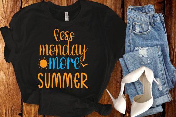 Download Less Monday More Summer Cut Files - Cut file Collection