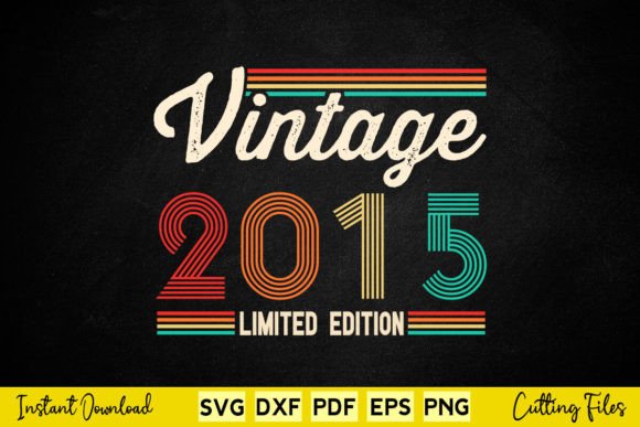 Download 9 Year Old Gifts Born in 2015 Vintage - 2015 Collection