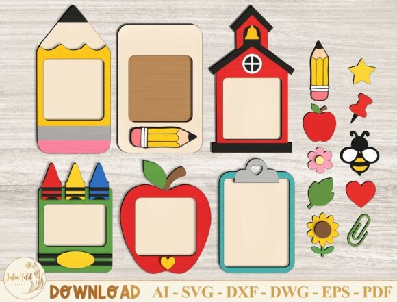 Download Classroom Note Holder Laser Cut File - Cut file Collection