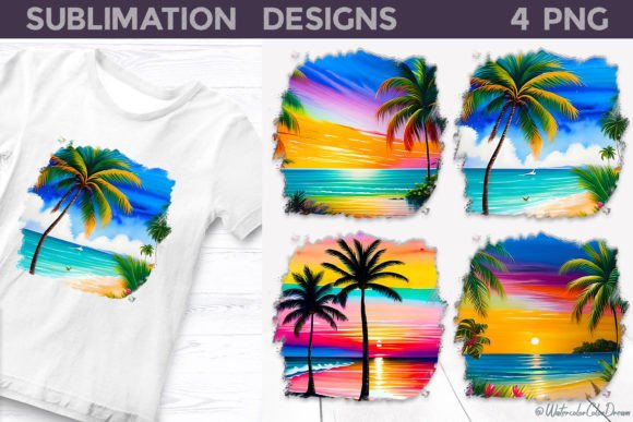 Download Tropical Beach Background - Round Collection