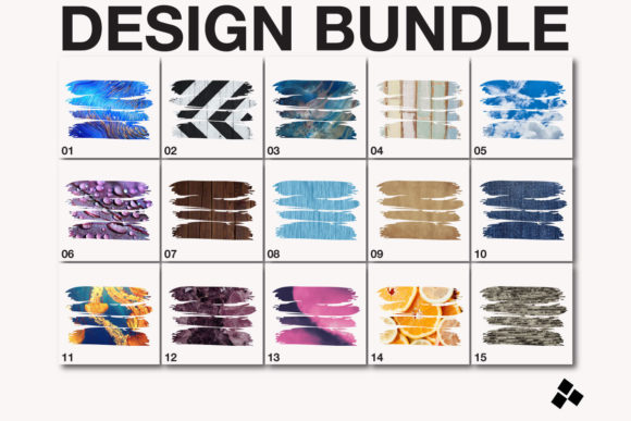 Download Brush Stroke Sublimation Background - Round Collection